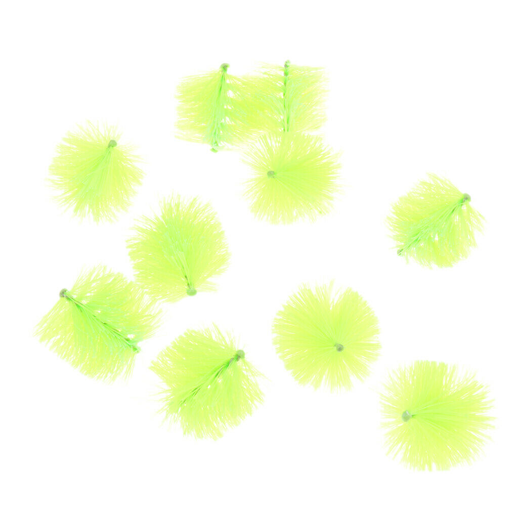 10Pcs Aquarium Fish Tank Plastic Brush Balls Filter