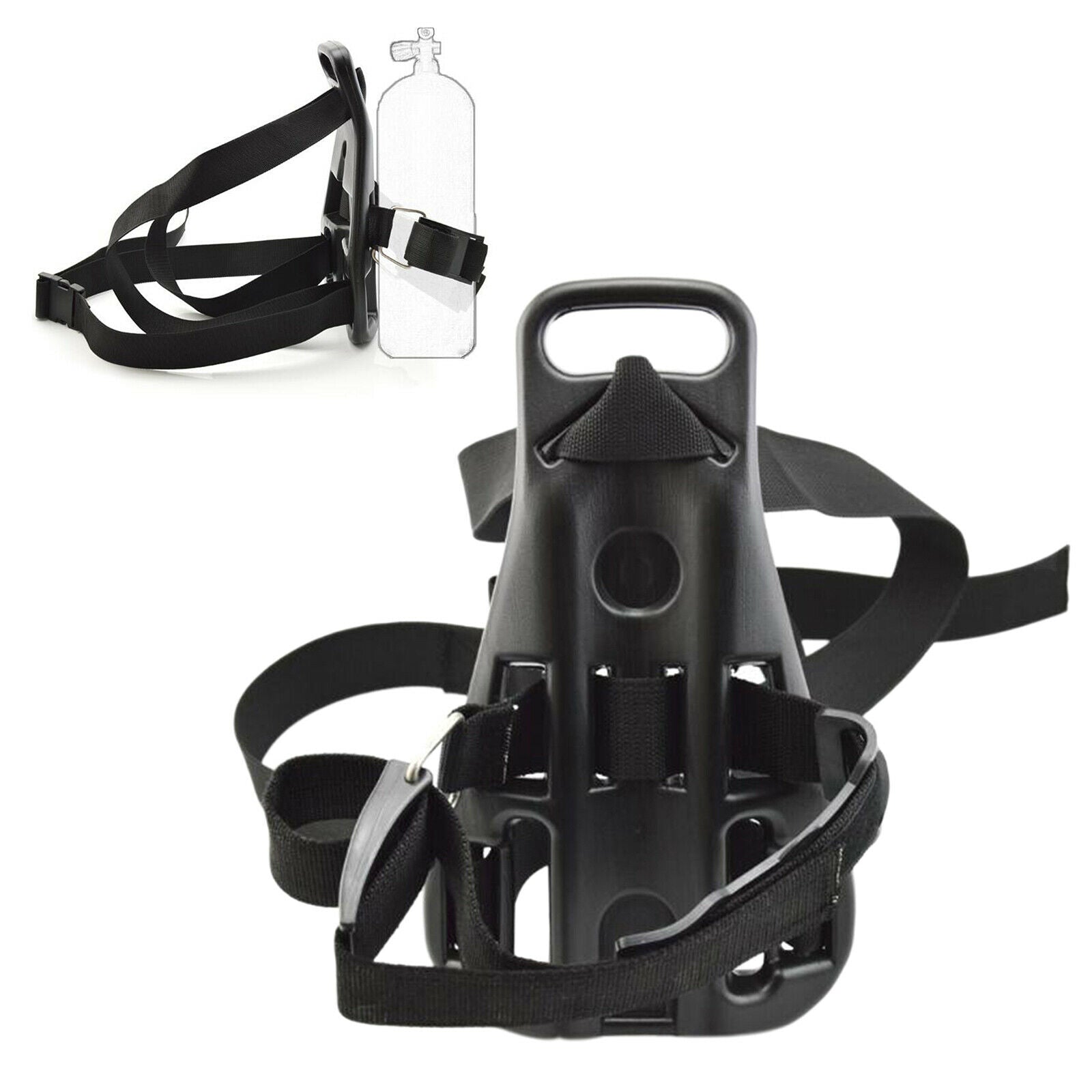 Anti-Slip Scuba Diving Tank Backpack Gas Cylinder Bracket Gas Bottle Holder
