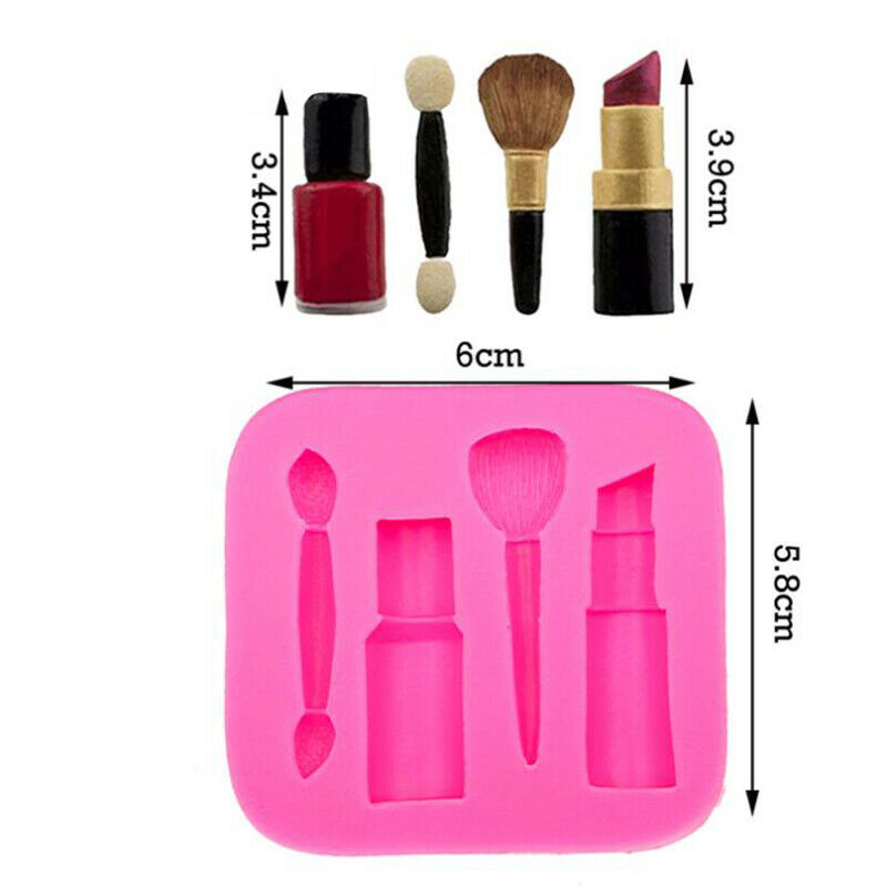 Makeup Tools Lipstick Nail Polish Chocolate Party DIY Silicone Mold Desse.l8