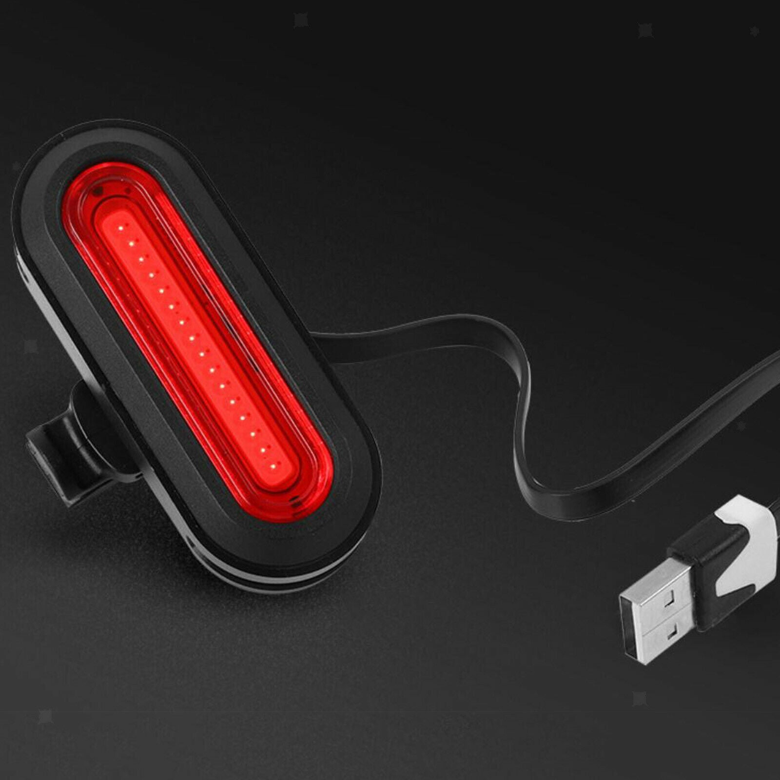 Bright Bicycle Taillights Bike Rear Lamp 6 Modes Lightweight Night Riding