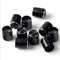 10 Volume Control Rotary Knobs Black for 6mm Dia. Knurled Shaft Potentiometer Lt