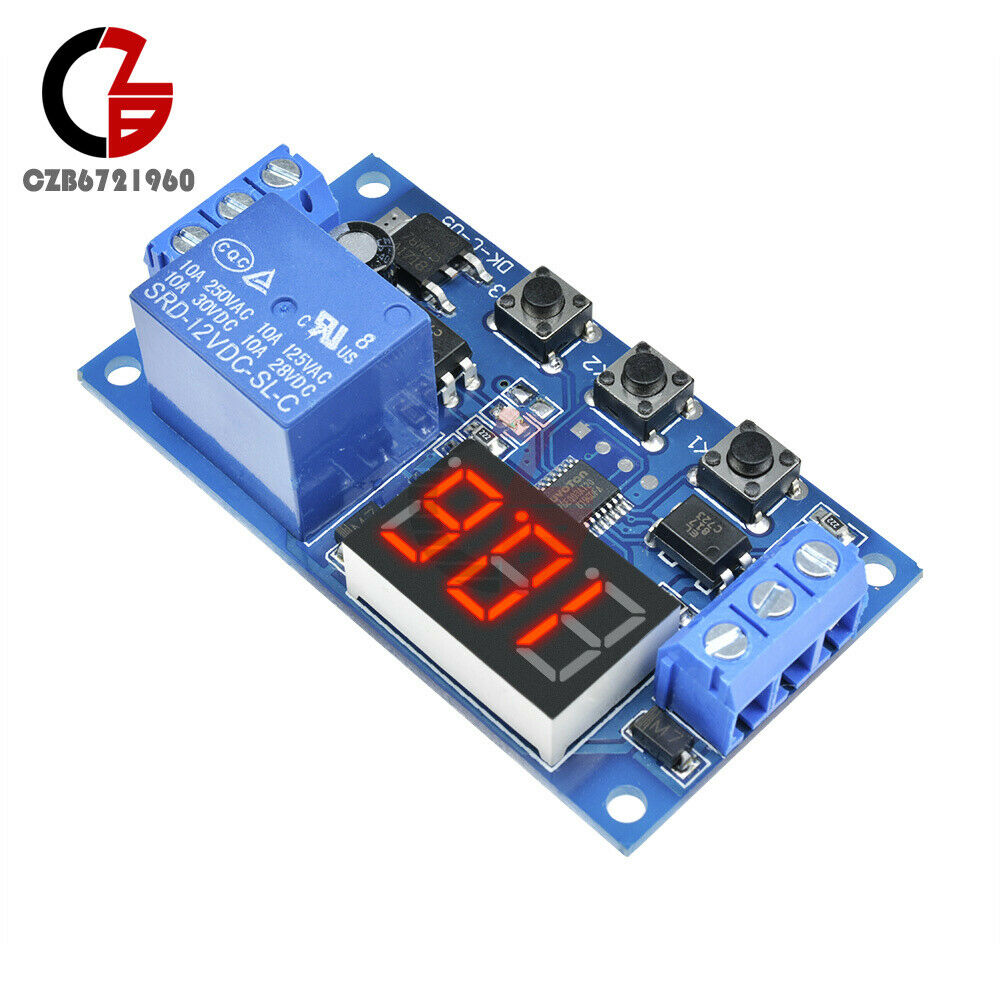 12V LED Automation Delay Timer Control Switch Relay Module without Case