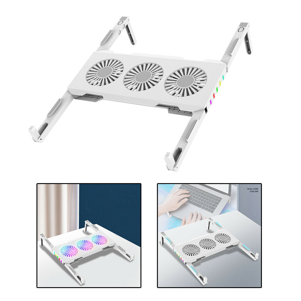 Portable Laptop Cooler Quiet bracket Foldable for Laptop Cooling Students