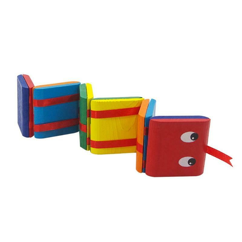 Colorful Flip Wooden Ladder Change Visual Illusion for Kids and Adults