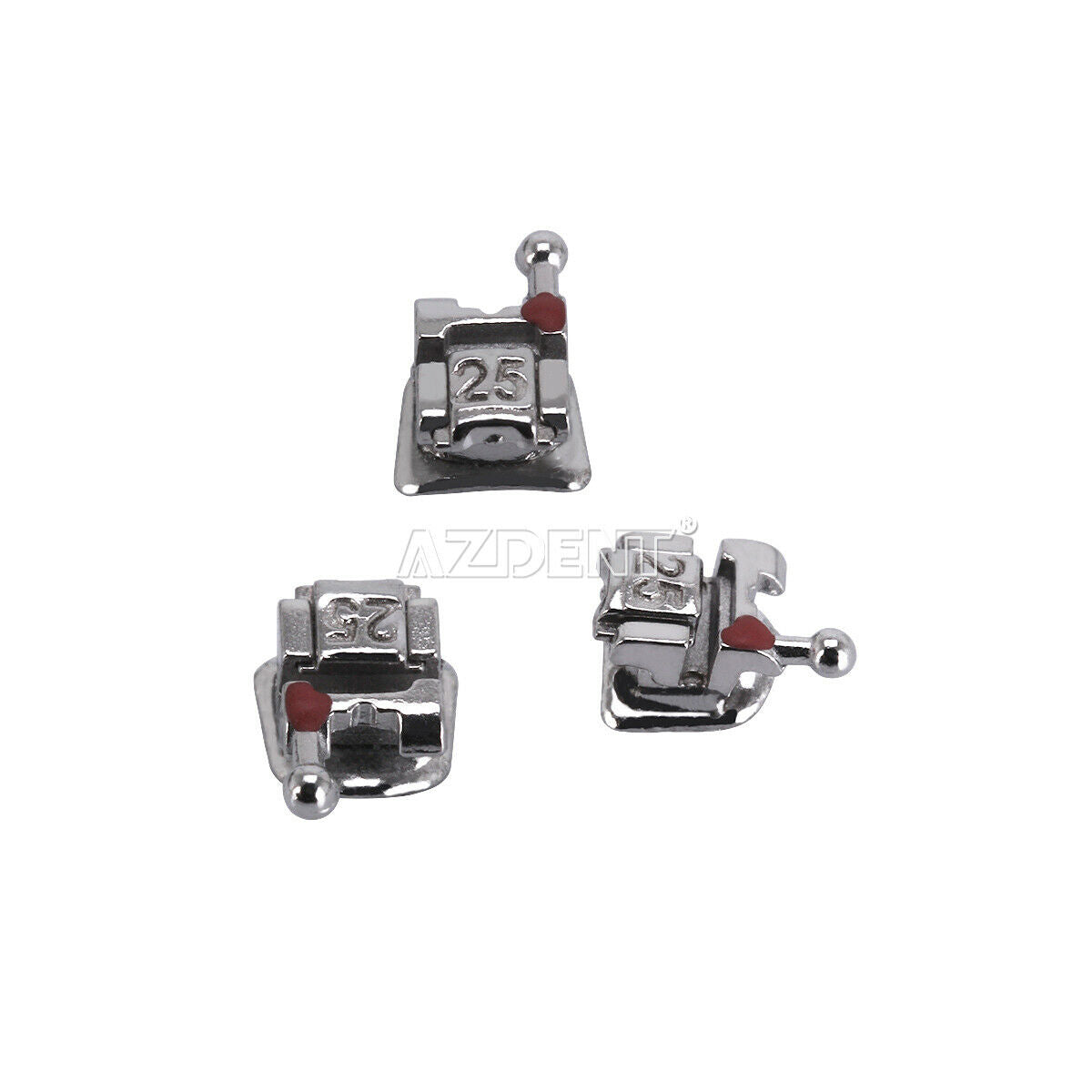 Dental Orthodontic Clear Ceramic Self-ligating Brackets Braces Roth 022 Hook 345