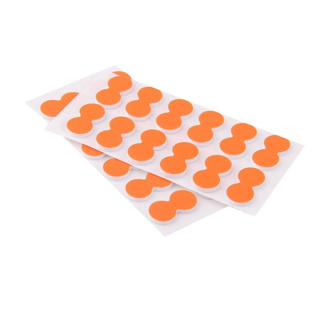 24pcs Fly Fishing Strike Indicators Stick on Orange