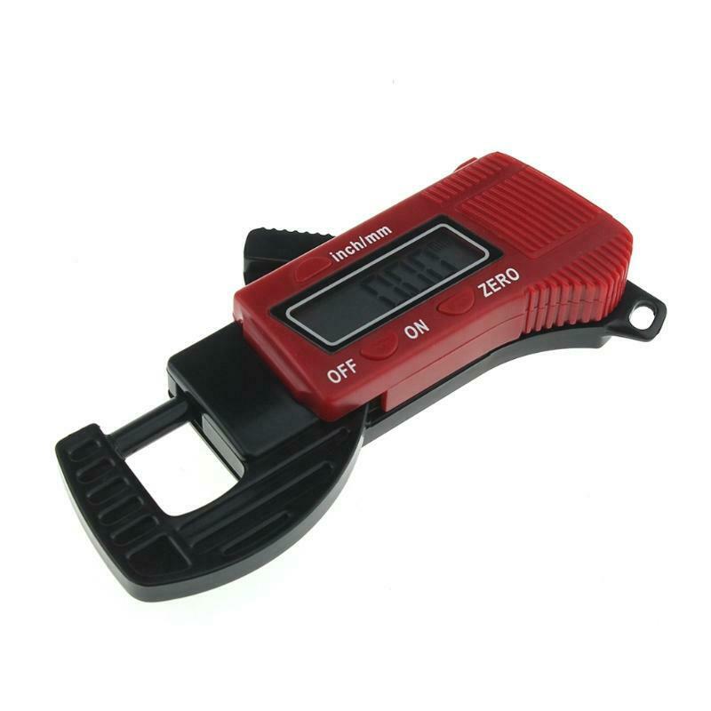 0-12.7mm Digital Electronic LCD Thickness Guage Caliper Carbon Fiber Micrometer