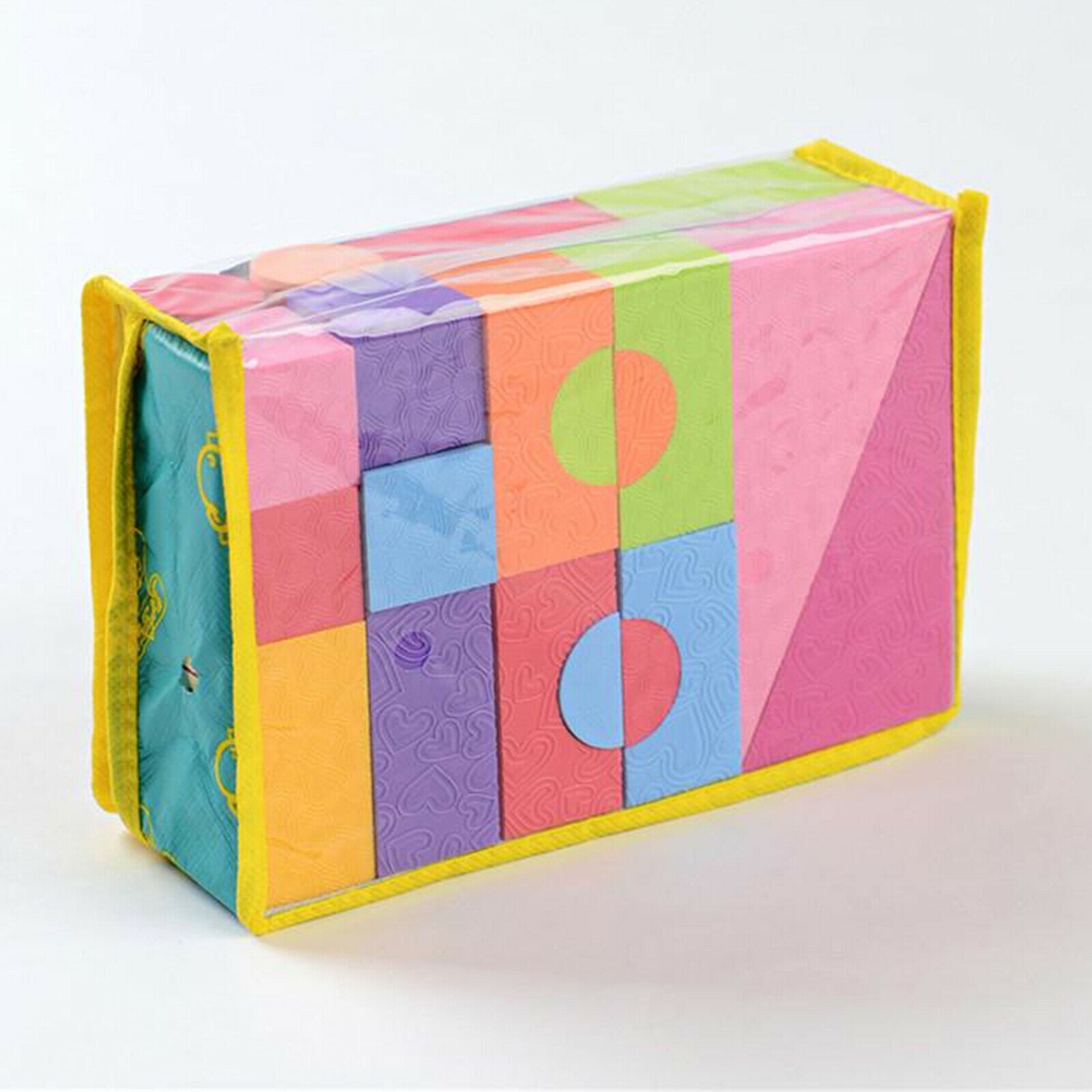 25pcs Soft EVA Foam Building Blocks 3.5cm Thick Stacking Blocks Toys Set