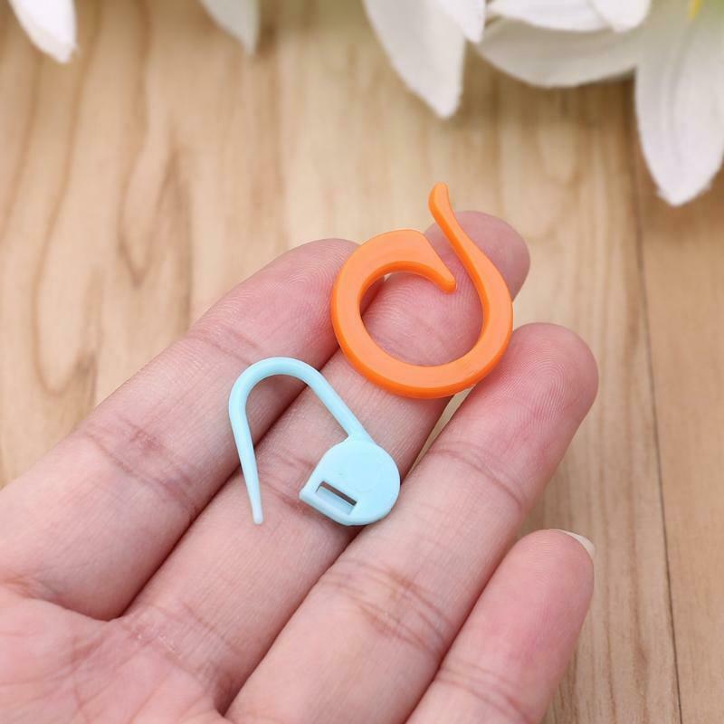 Knitting Loom Hook Crochet with Large-Eye Sewing Needles Stitch Counter Marker