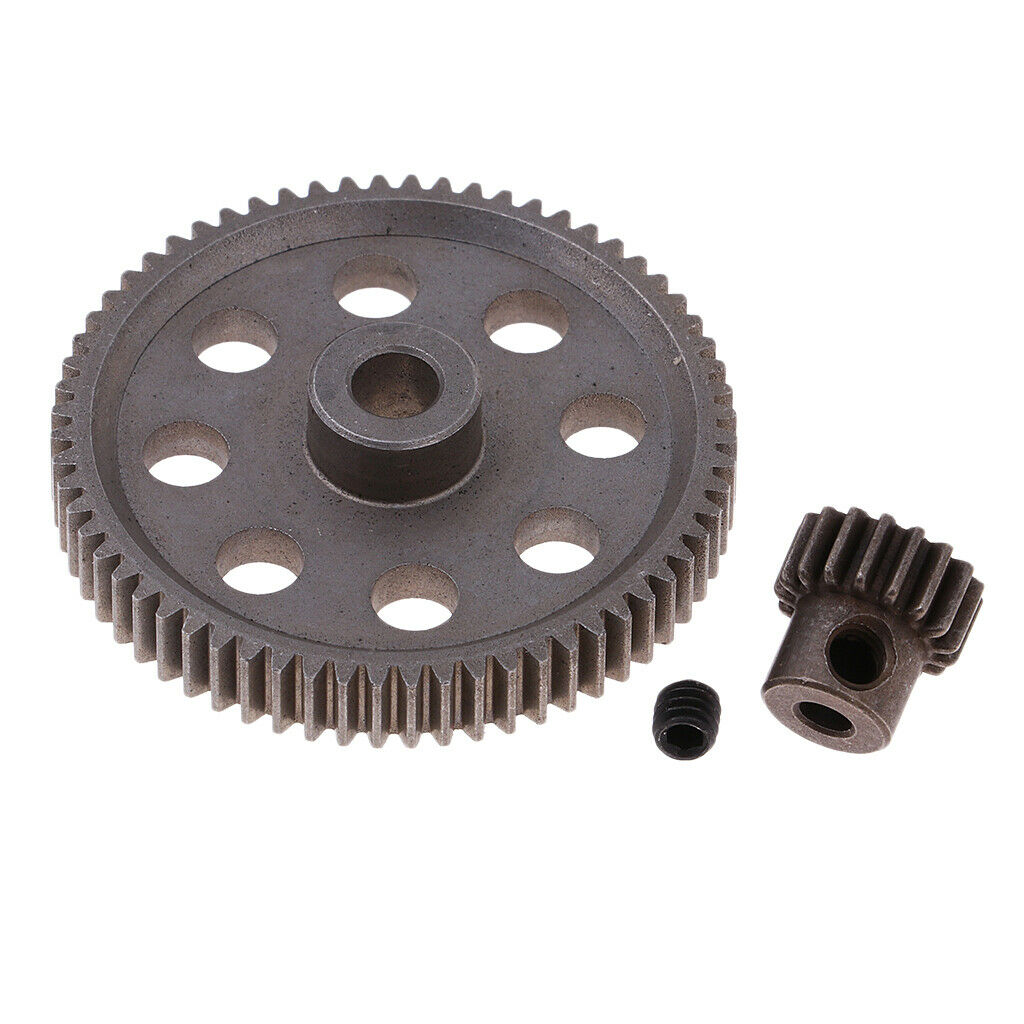 1/10 RC Car Spare Parts 64T Diff Main  17T Motor Gear for HSP Buggy Accs