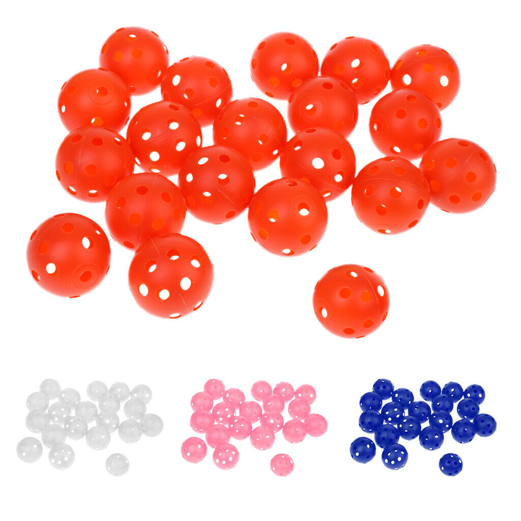 Hollow Training Golf Balls Practice Tennis Ball Golf Accessory Orange