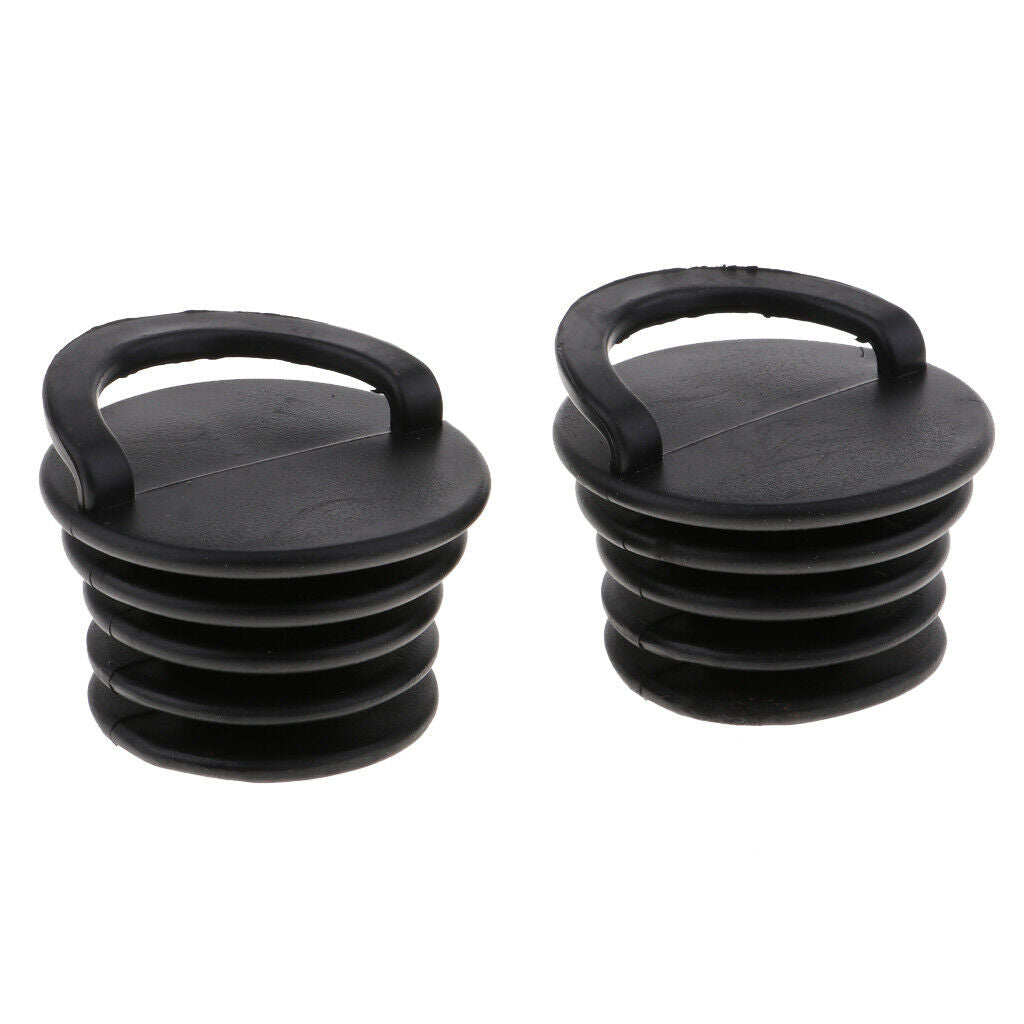2pcs Universal Kayak Scupper Plug Kit Canoe Bungs Drain Holes Stopper