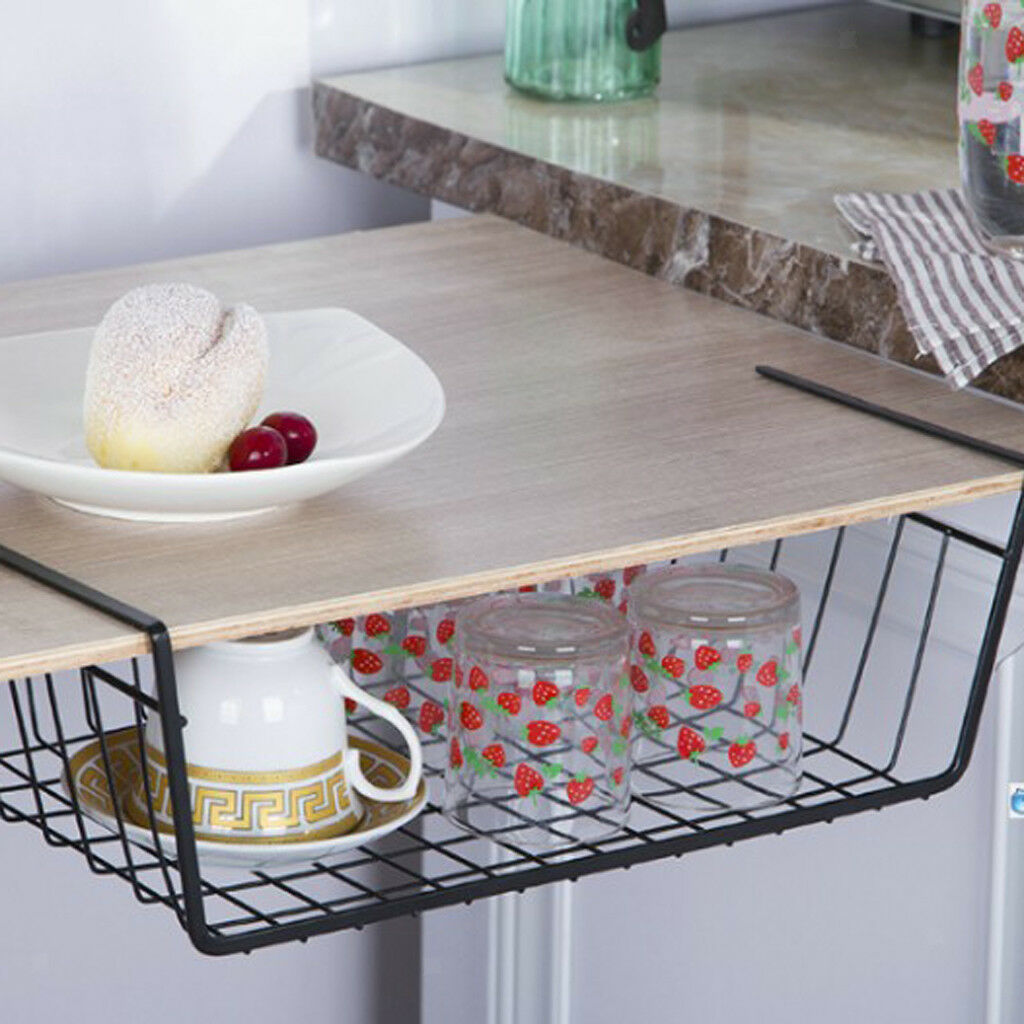 Heavy Duty Storage Rack Under Shelf Drawer Basket Kitchen/Cabinet/Freezer
