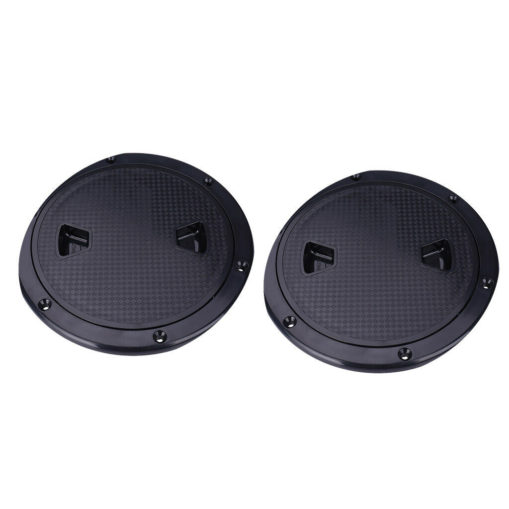 2pcs inch Inspection Hatch with Detachable Covers - Marine Access Deck Plate -