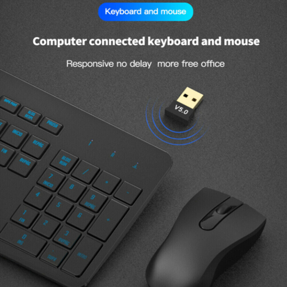 Wireless USB Bluetooth 5.0 Transmitter Music Receiver Dongle Audio Adapter