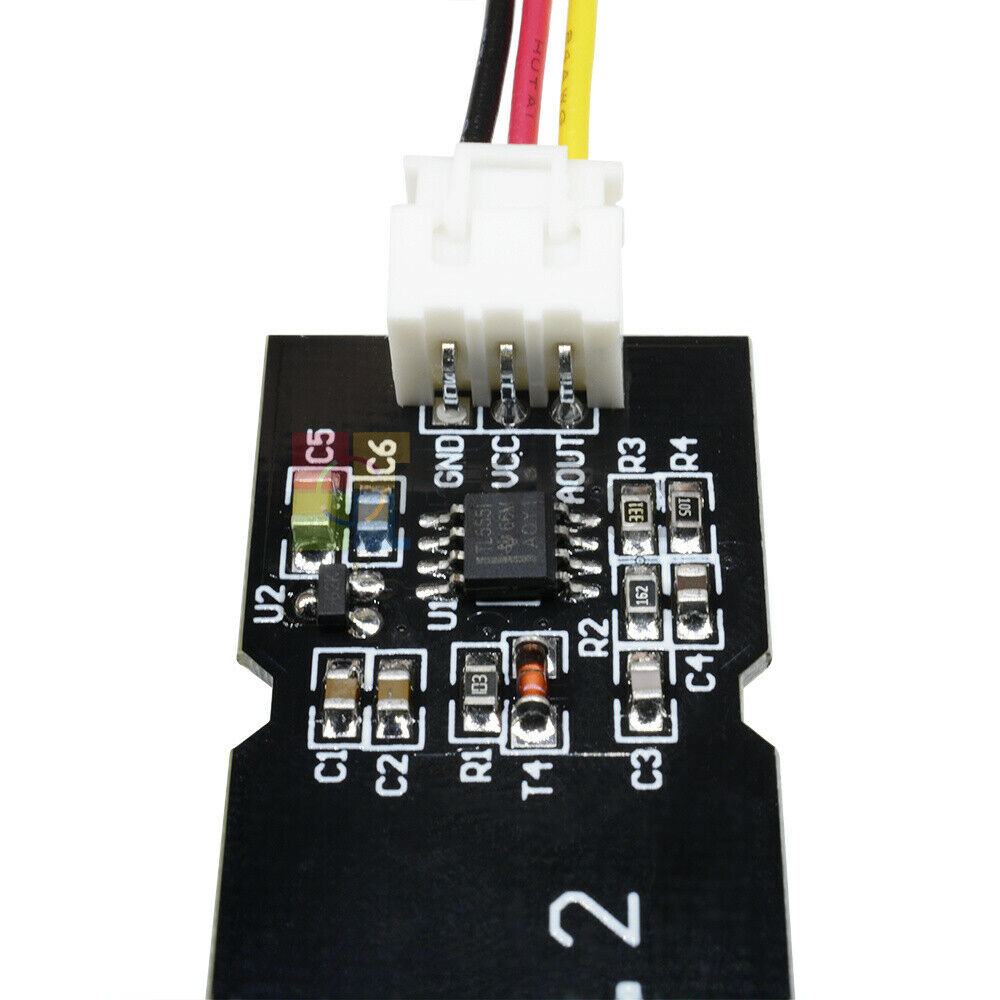 2PC Analog Capacitive Soil Moisture Sensor V1.2 Corrosion Resistant Sensor Cable