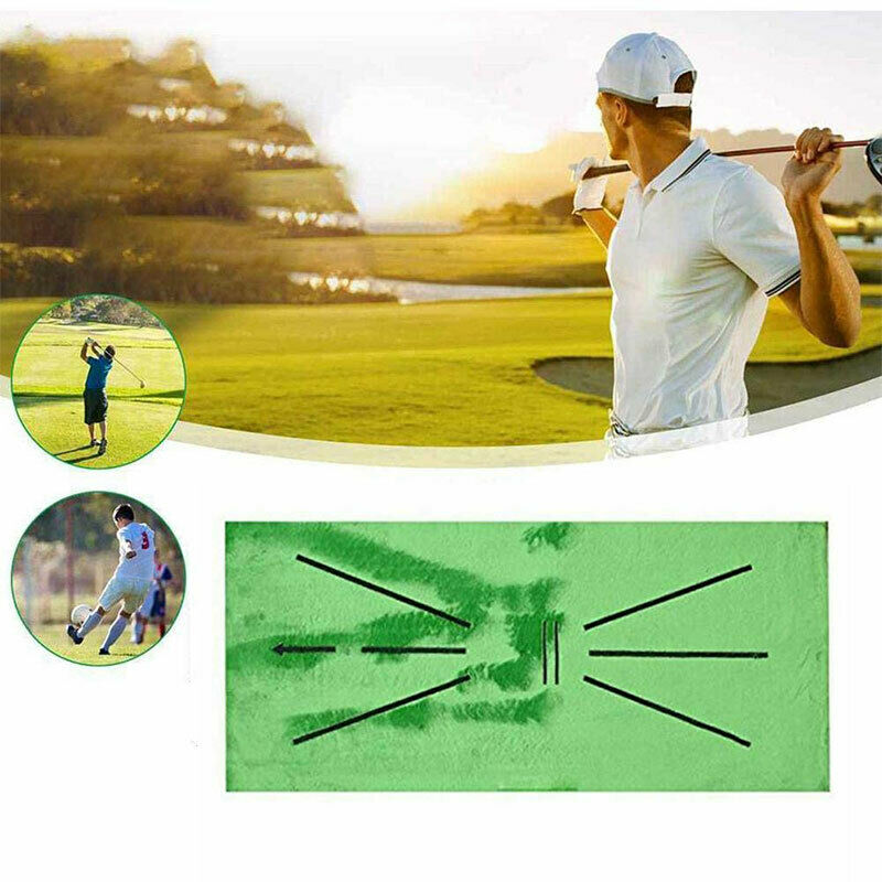 Golf Training Swing Detection Mat Batting Golfer Practice Training Outdoor Sp SJ