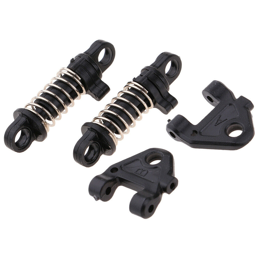 RC Car Lower Arms + Shock Absorber Bumpers for Wltoys P929 RC Monster Truck K969