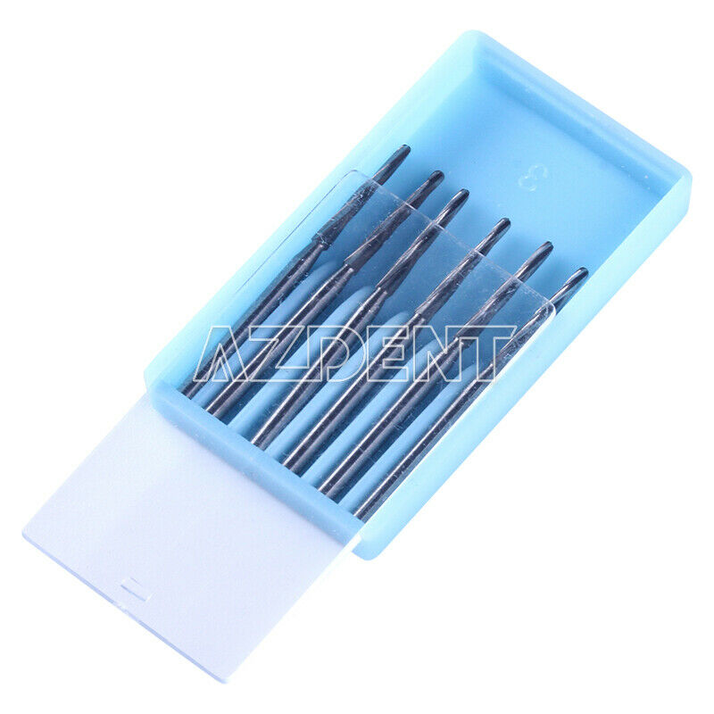 5 Pack Dental Surgical Cutters FG Burs Carbide Bone FG Zekrya 28mm 6pc/pack