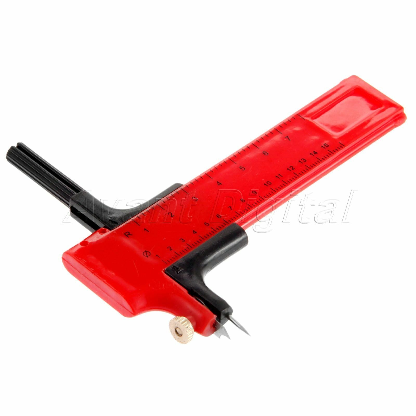 1X Dia 10mm-150mm Adjustable Compass Circle Cutter Rubber Paper Cut Leather Tool