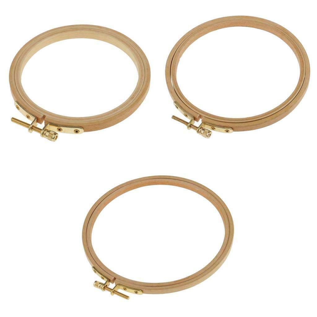 Wood Embroidery Cross Stitch Hoop Tapestry Frame Sewing Craft Tool