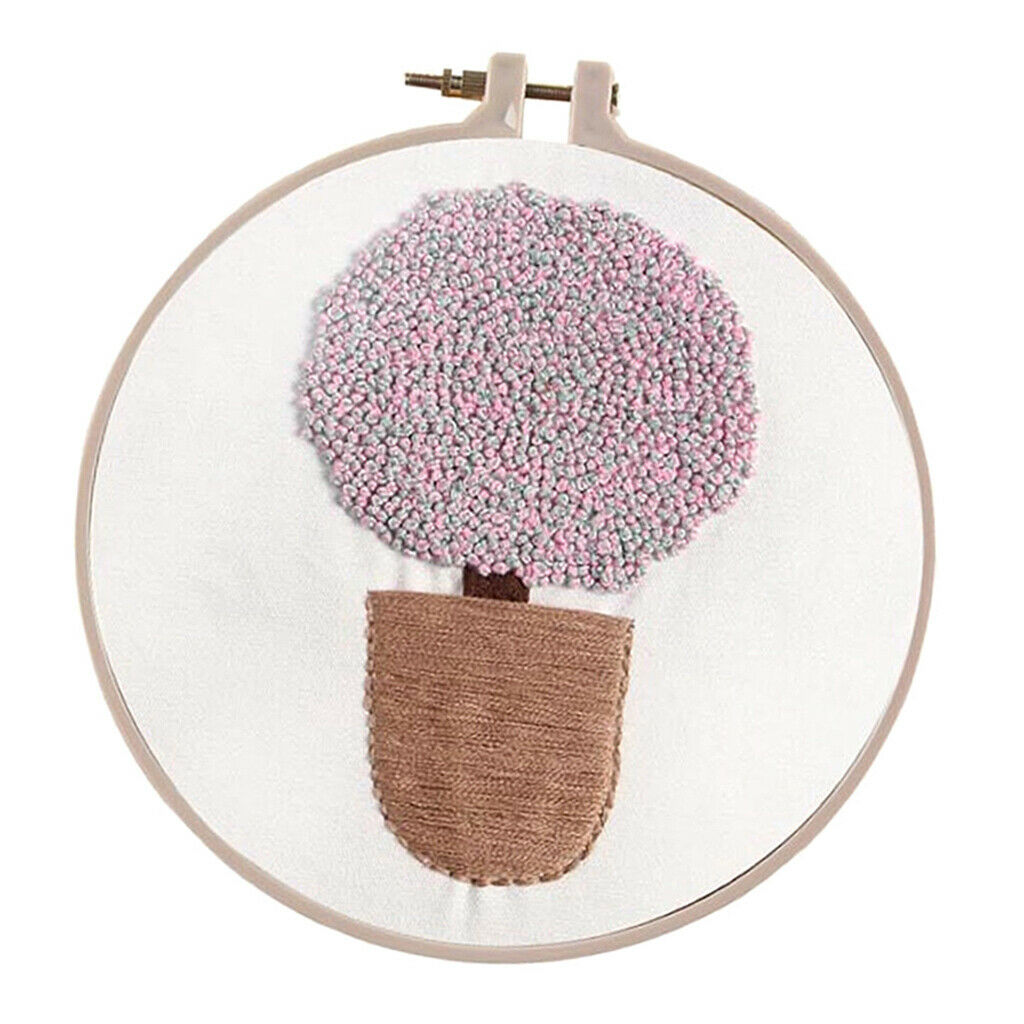 Embroidery Starter Kit Cross Stitch Kit with Plant Pattern for Beginners 4