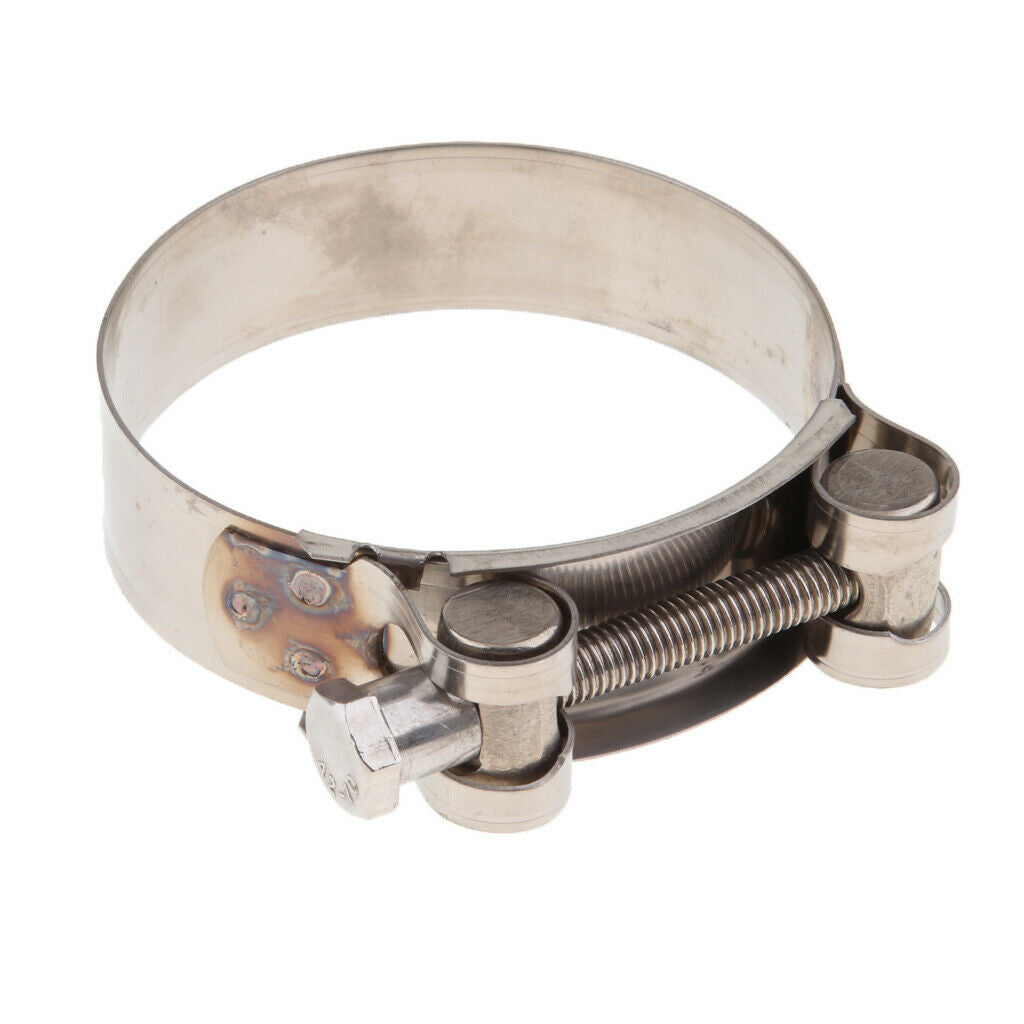 Universal Stainless Steel Motorcycle Exhaust Muffler Pipe Clips Bracket