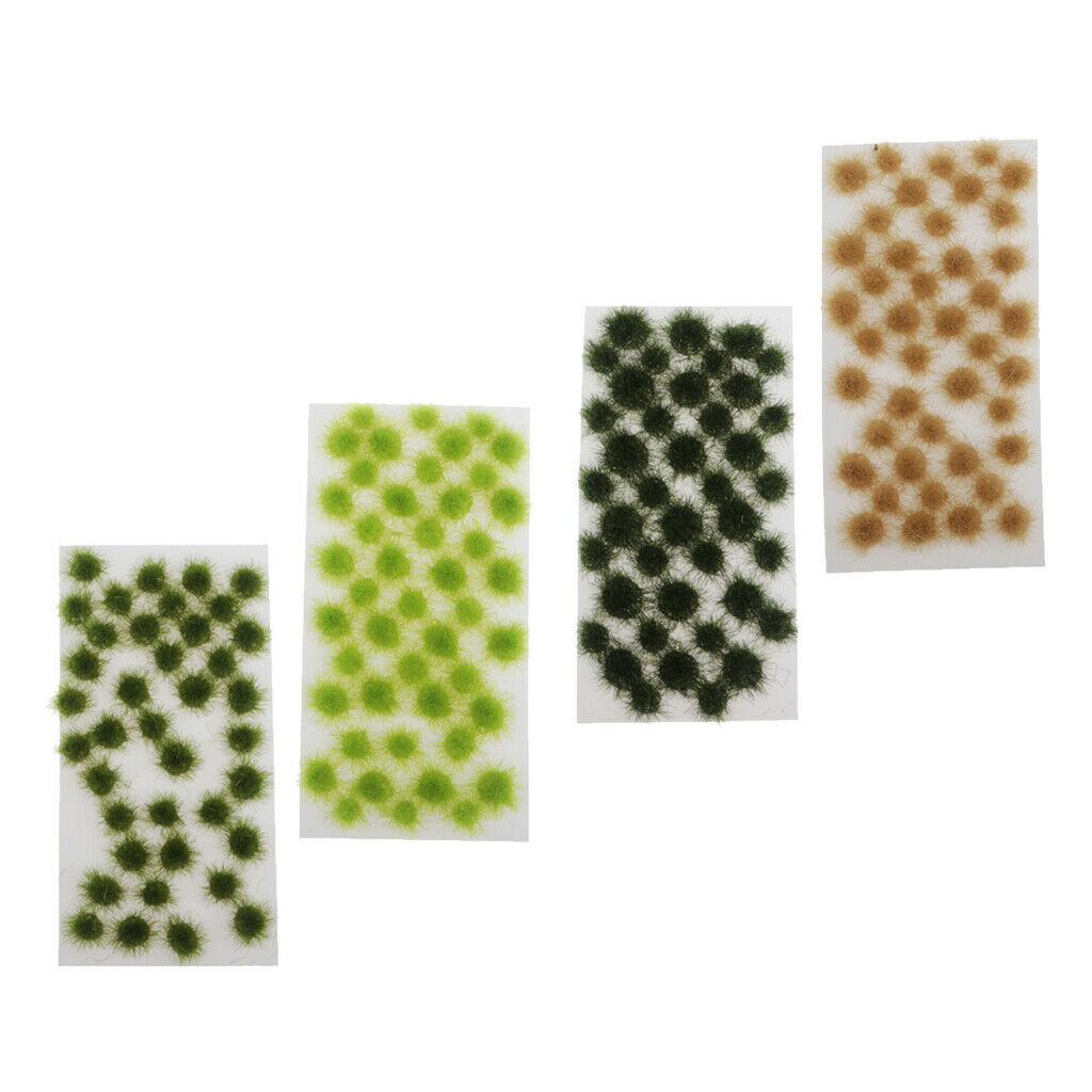 80pcs Studio Grass Tufts 1/72 1/48 1/35 for Making Military Patio Sandtray