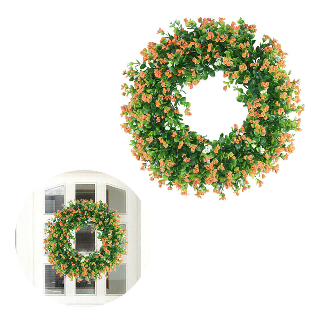 Artificial Eucalyptus Leaves Wreath All Seasons Wedding Festival Decoration