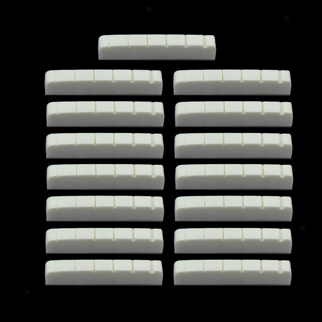 Lots 15 43mm Bridge Buffalo Bone Nut for Electric Guitar Accessories Kit