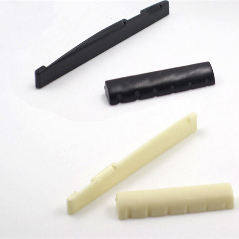 2Set Faux Buffalo Plastic Bridge Saddle for 6 String Acoustic Guitar Hot B.l8