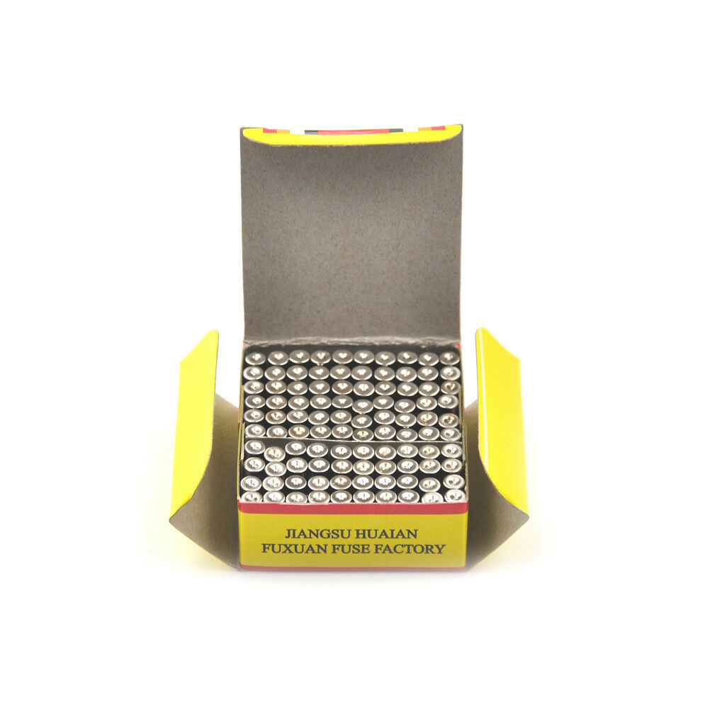 100Pcs/Box 5*20mm 3.15A 250V Fuses 3.15 Amp Glass Tube Fast-Blow Fuse ATDD