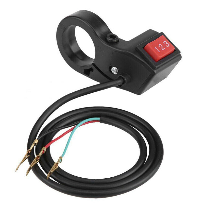 22mm 7/8in Handlebar Electric 3 Speed Module Switch For Motorcycle E-Bike.l8