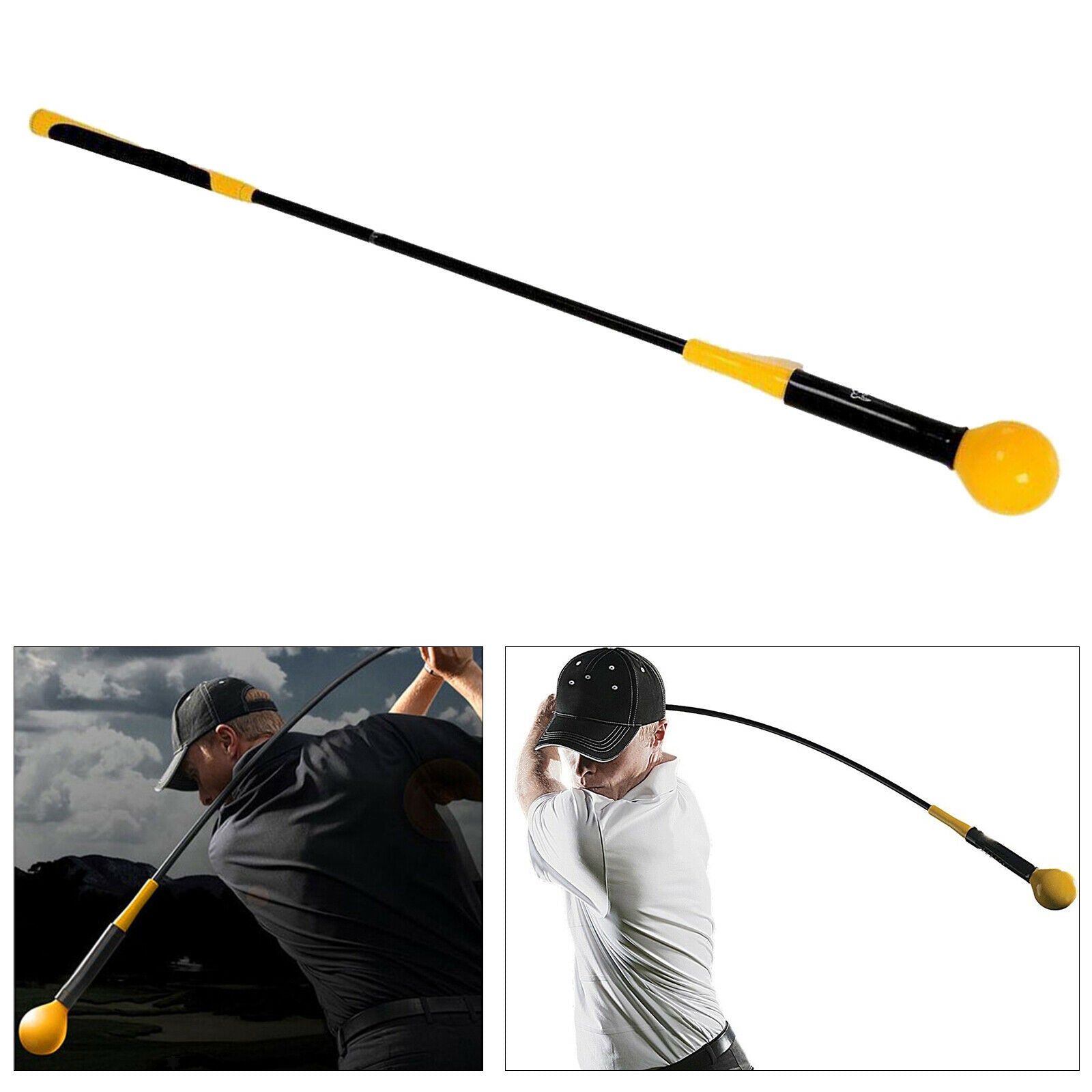 Golf Swing Training Aid for Tempo, Strength, Flexibility & Muscle Memory 120cm