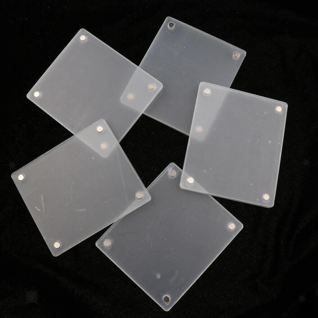5 x Acrylic Fridge Magnet Photo Frame for Fuji   Mini 8/8+/9/70 SQ10