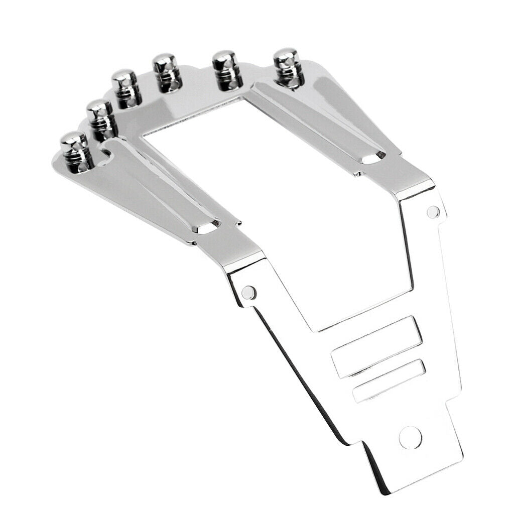 6 Strings Tailpiece Bridge for Jazz Archtop Electric Acoustic Guitar Parts