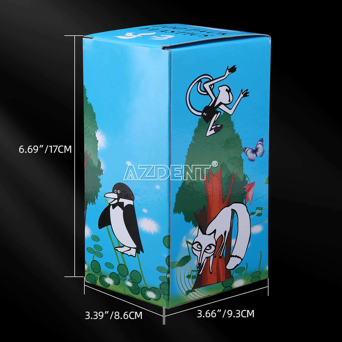 Dental Orthodontic Zoo Pack Elastics latex 3.5 OZ 5/16" penguin Bands 5000pcs