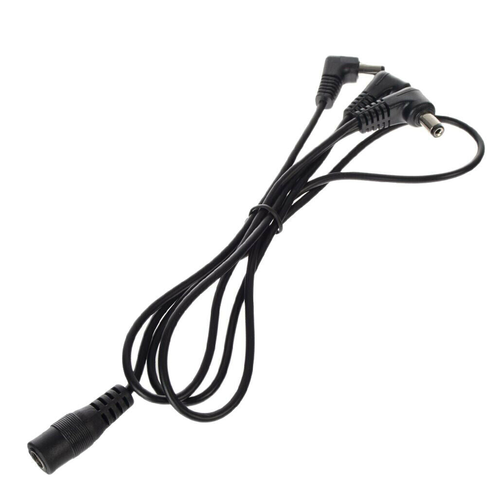 3 Pin Right-angled Daisy Chain Power Cord for Guitar Effects Pedal