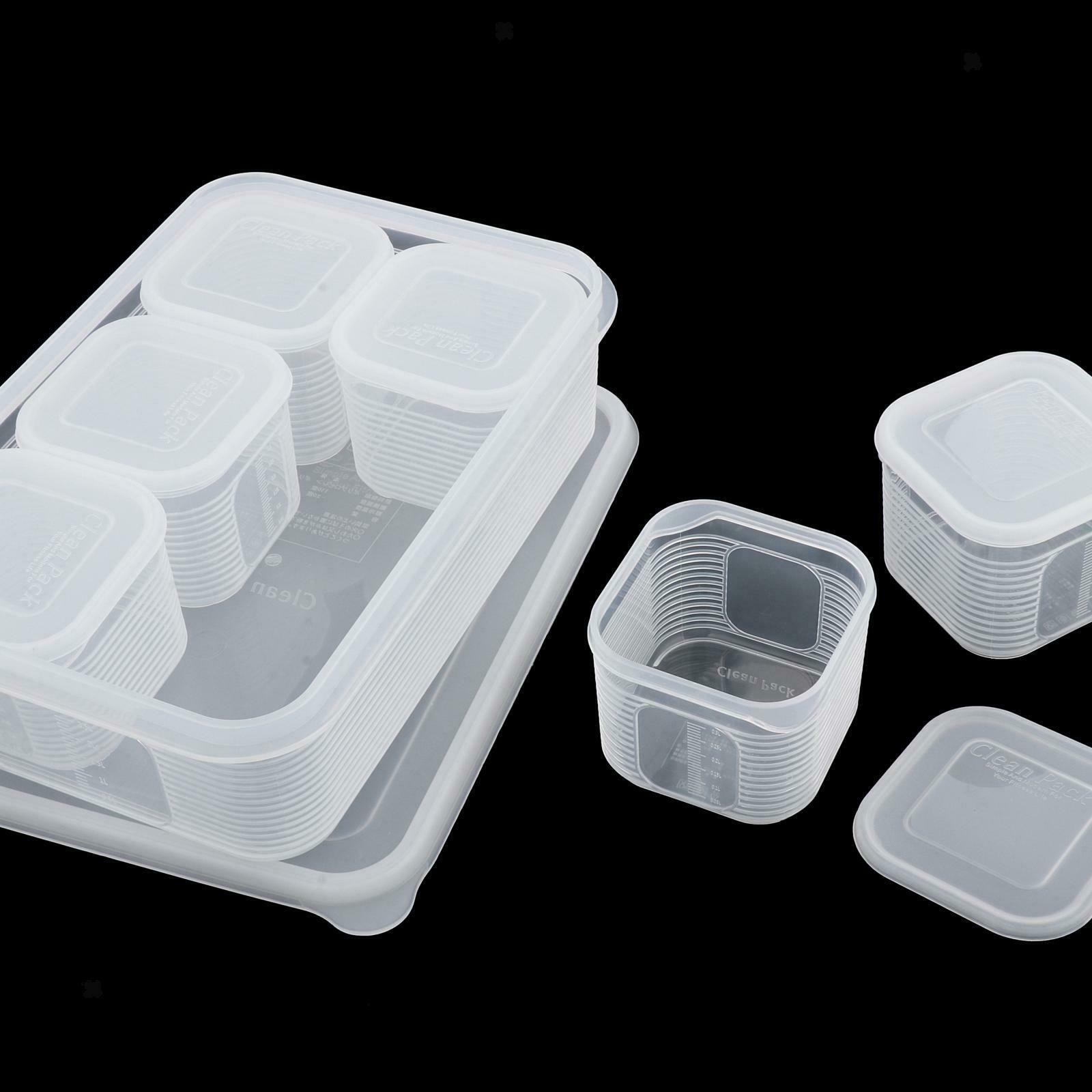 Set of 7 Food Storage Container with Lid for Pasta Eggs Kitchen Organization