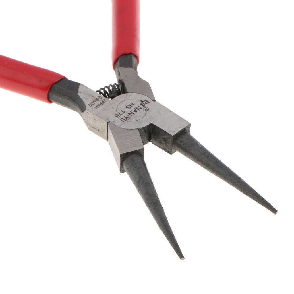 External 90 Degree Straight Needle Nose Circlip Oil Seal Snap Ring Plier Tool