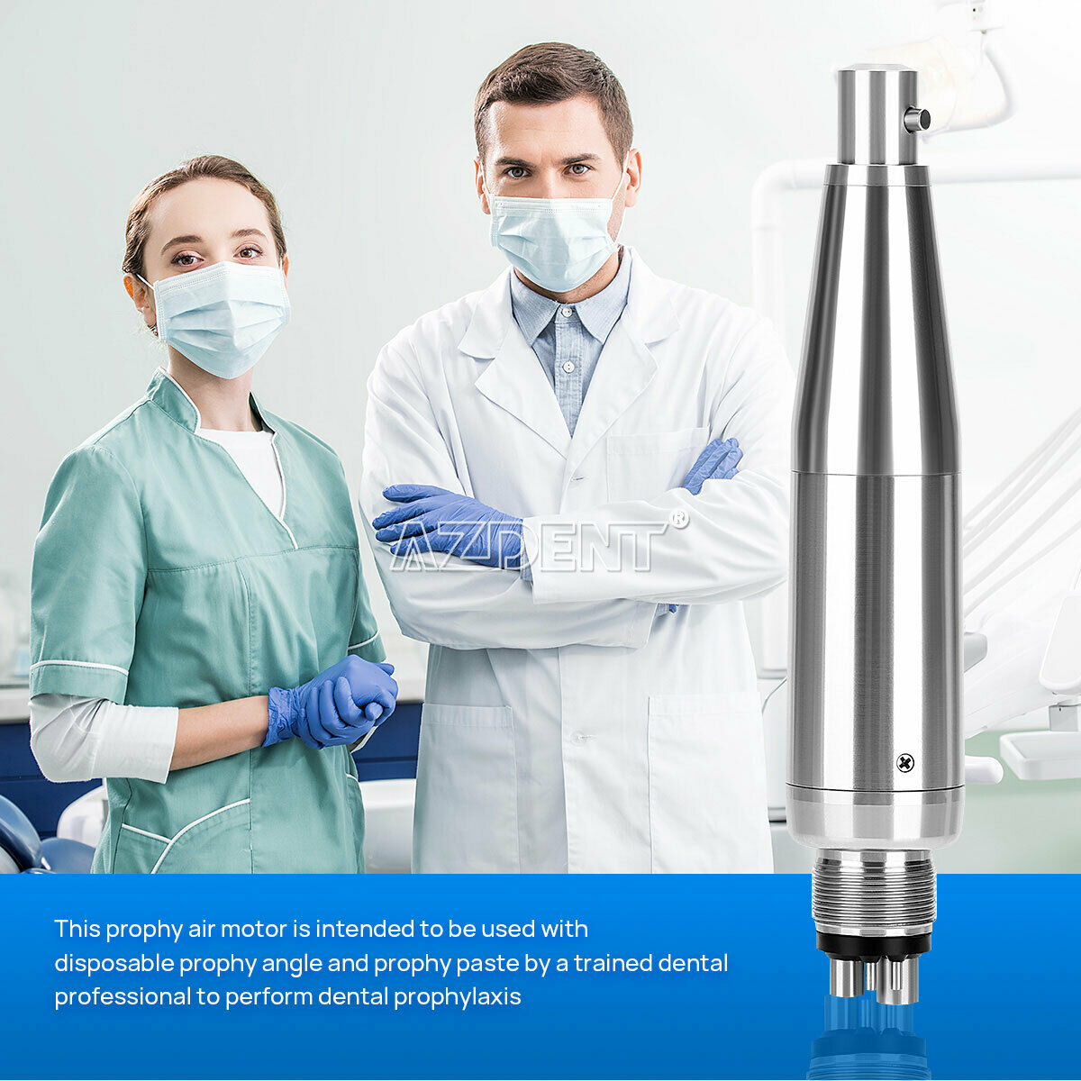 Dental 4:1 Reduction Hygiene Prophy Handpiece Air Motor 4H For Prophy Angles