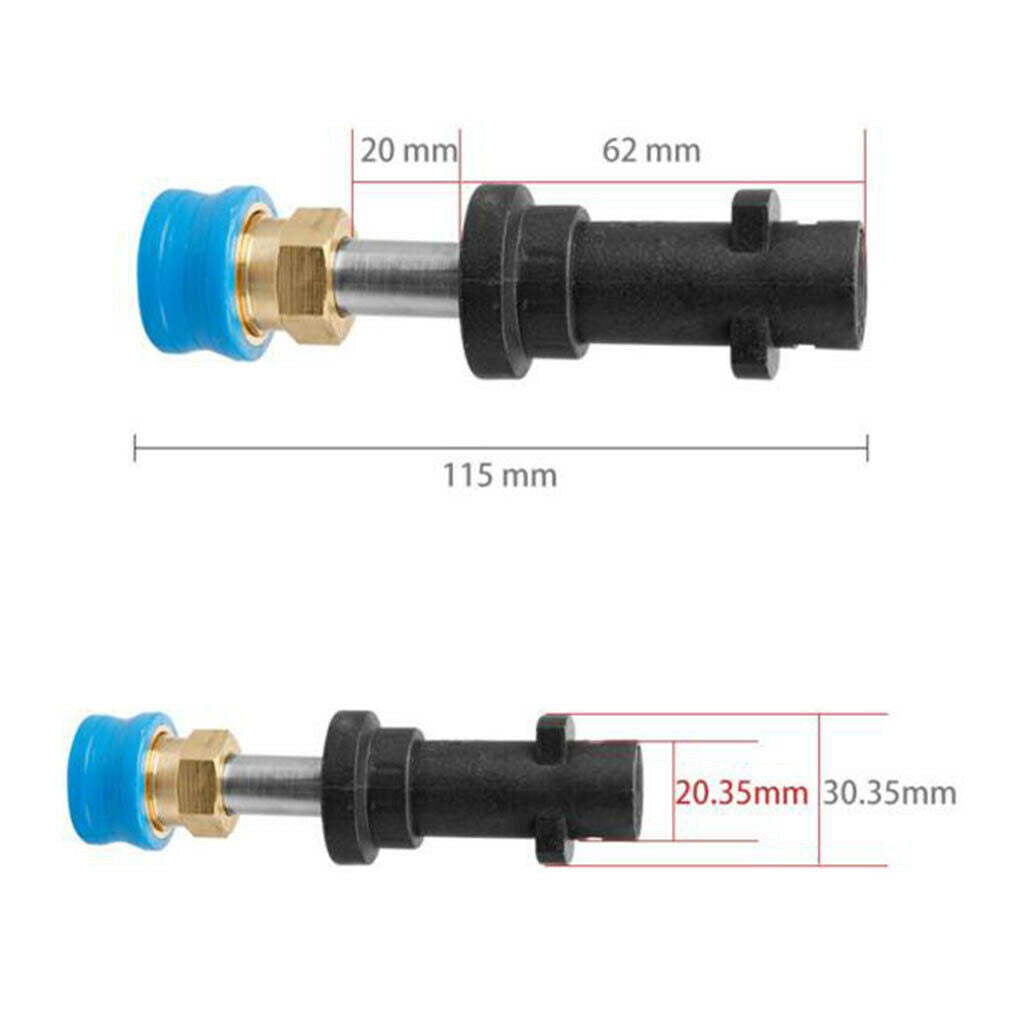 Pressure Washer Gun Adapter & Spray Nozzle 1/4'' Connect for Karcher K2-K7