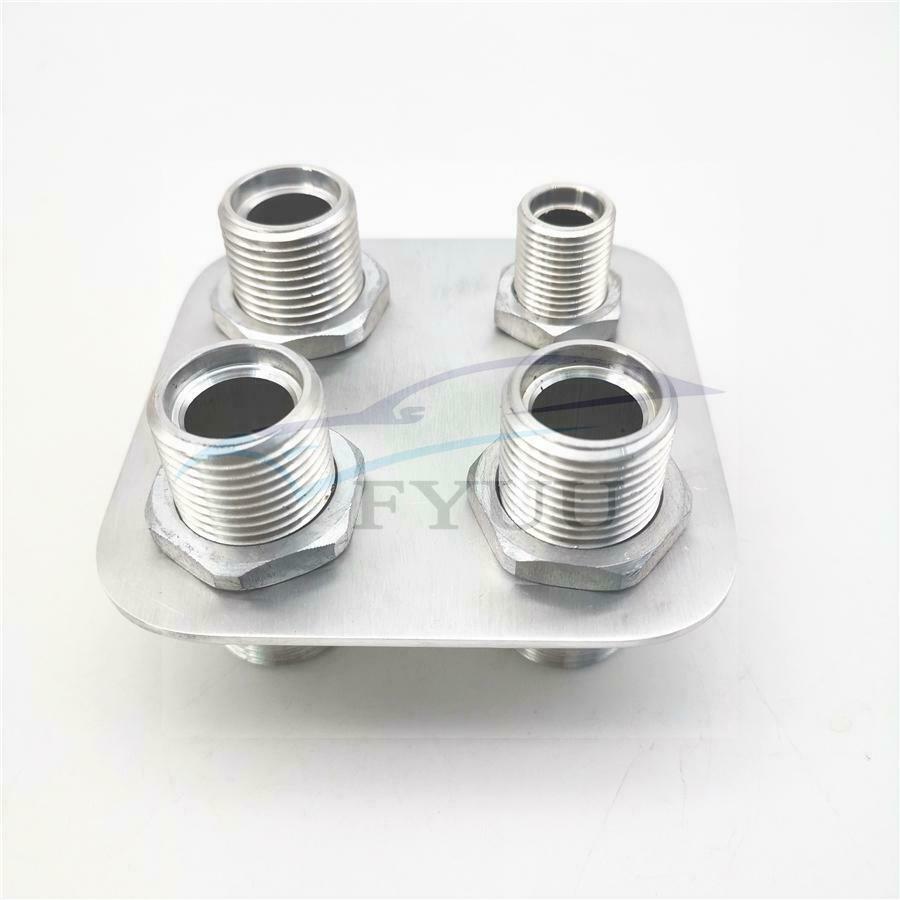 4 Port Fittings Air Conditioning AC / Heater for Firewall Bulkhead