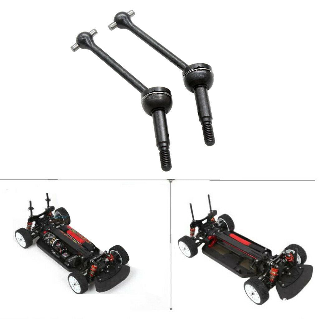 2x Metal RC Car Universal Driveshafts Set for PTG-2 1:10 Scale RC Racing Car