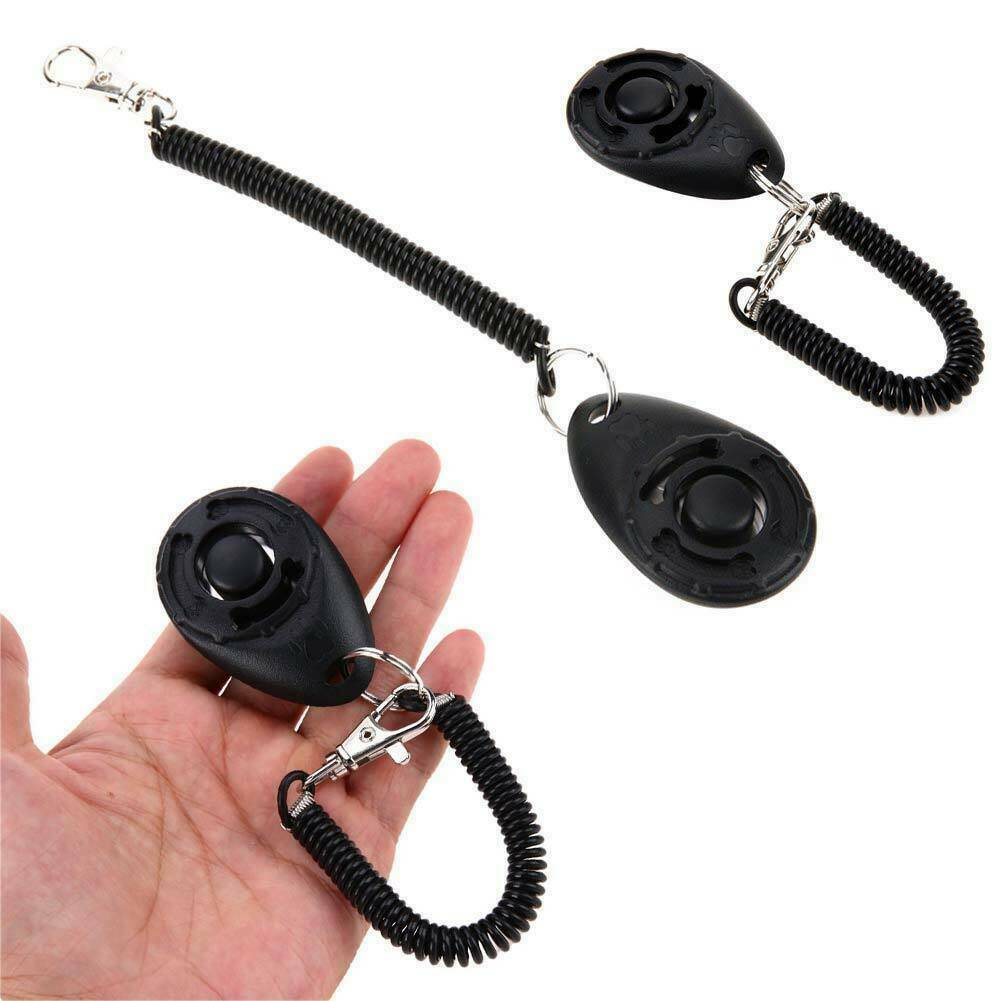 Professional Dog Training Clicker Trainer Tool For Dog Puppy Puppies Keyring