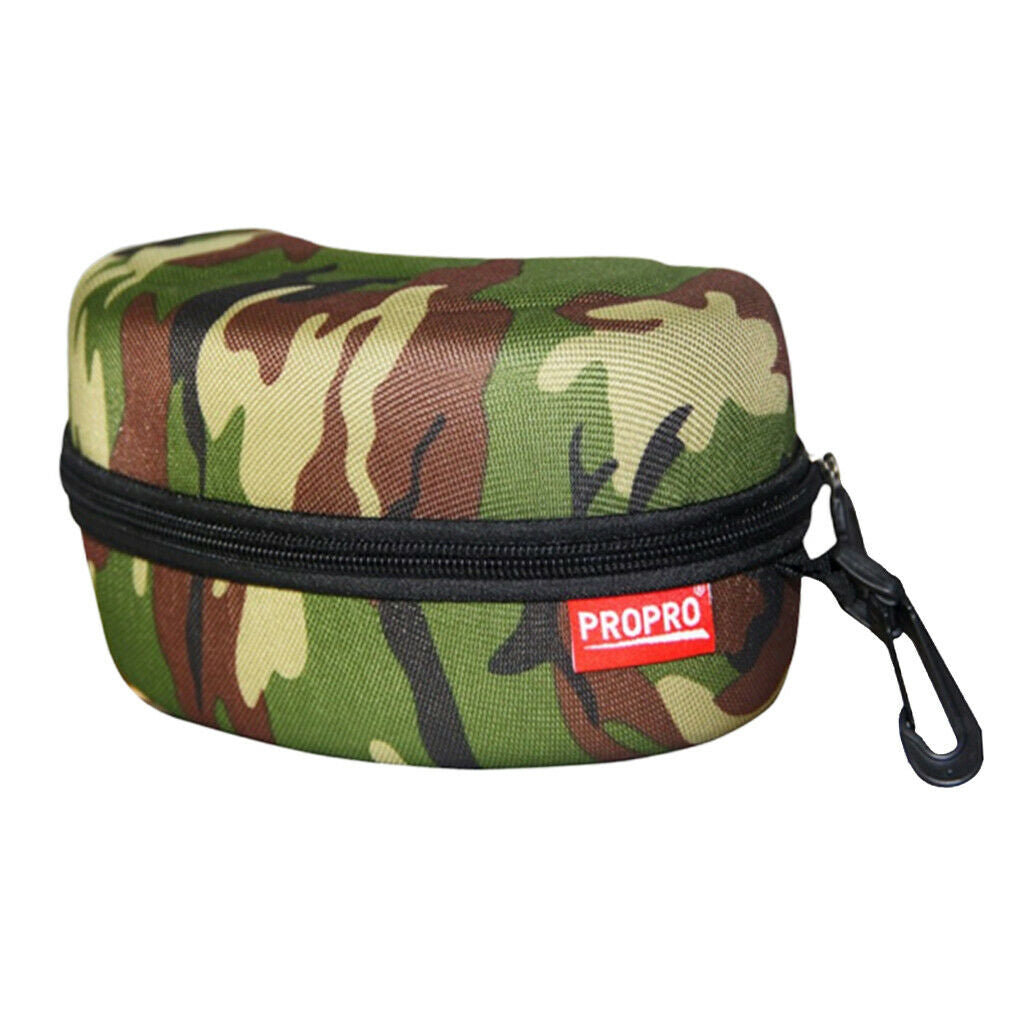 Goggle Glasses Case Eye Protection Bag Glasses Container Green Camouflage