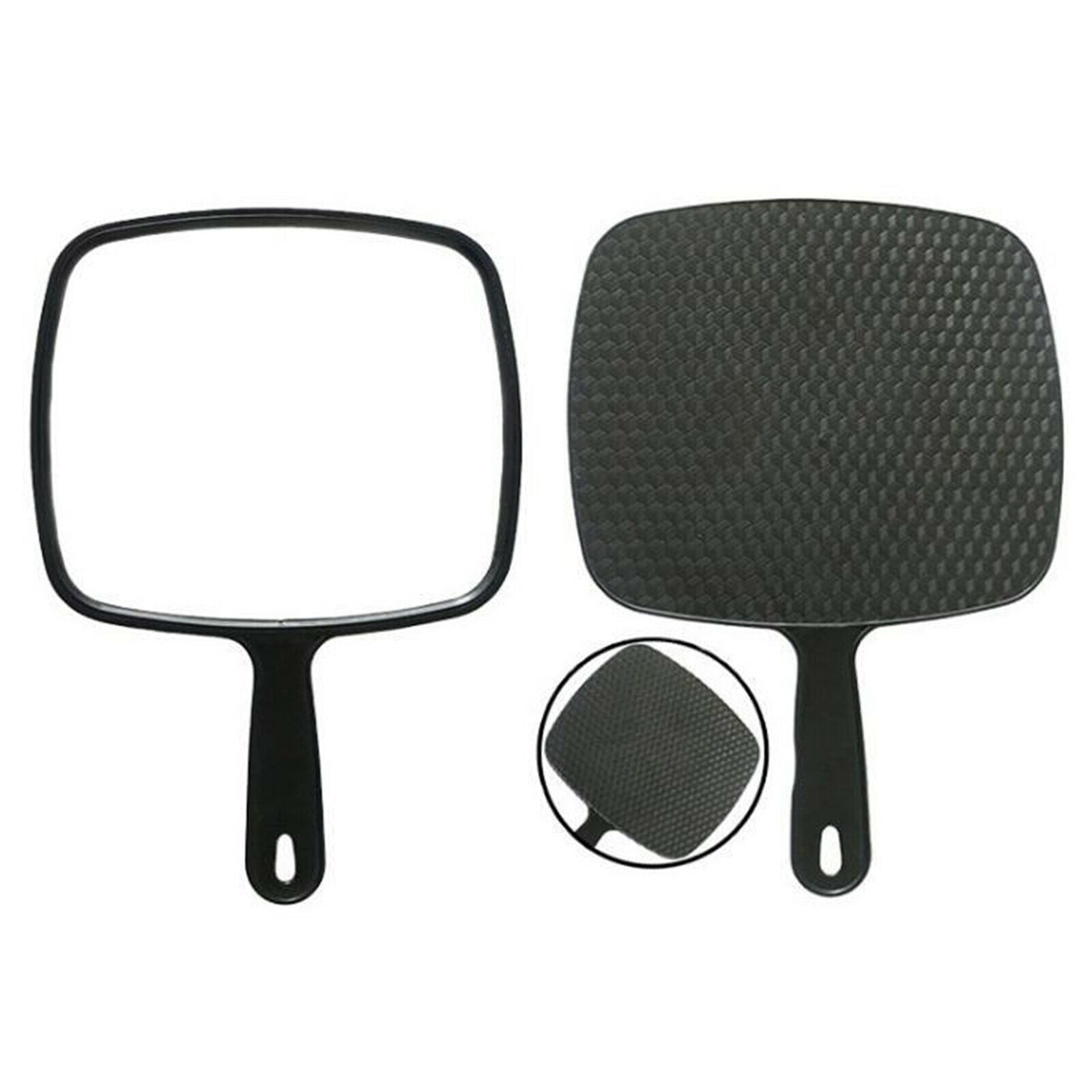 Professional Salon Hairdressers Large Handheld Mirror for Beauty Wide Angle