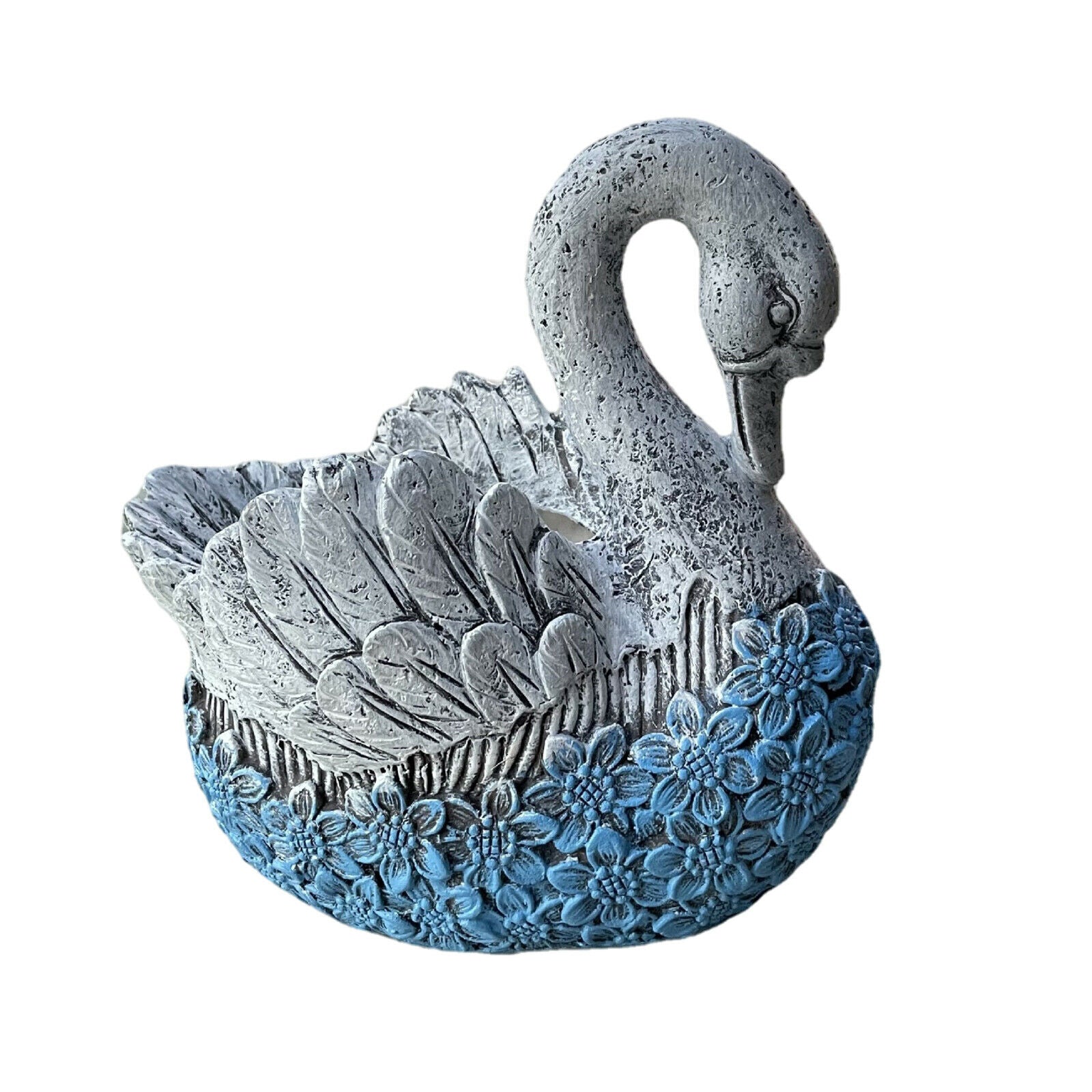 Animal Swan Flowerpot Plant Holder Flower Pot Lawn Patio Decor Creative