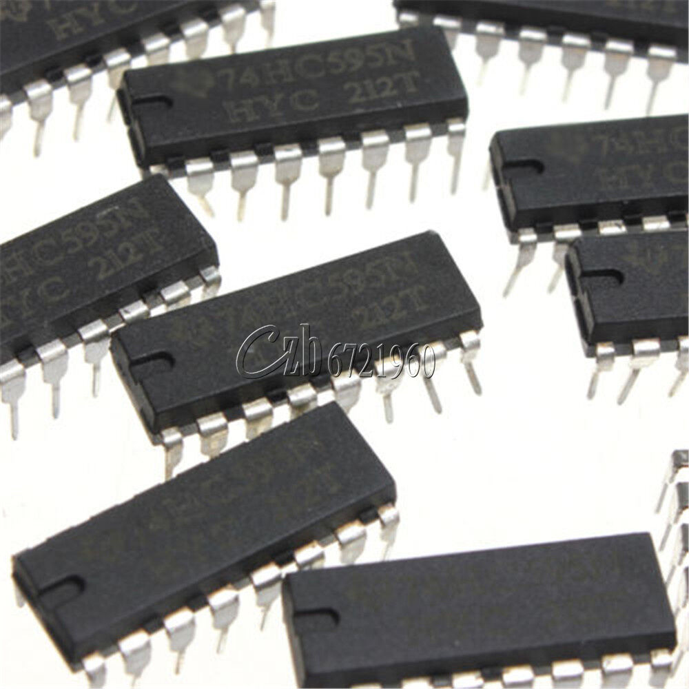 50Pcs SN74HC595N 74HC595  8-Bit Shift Register DIP-16 IC