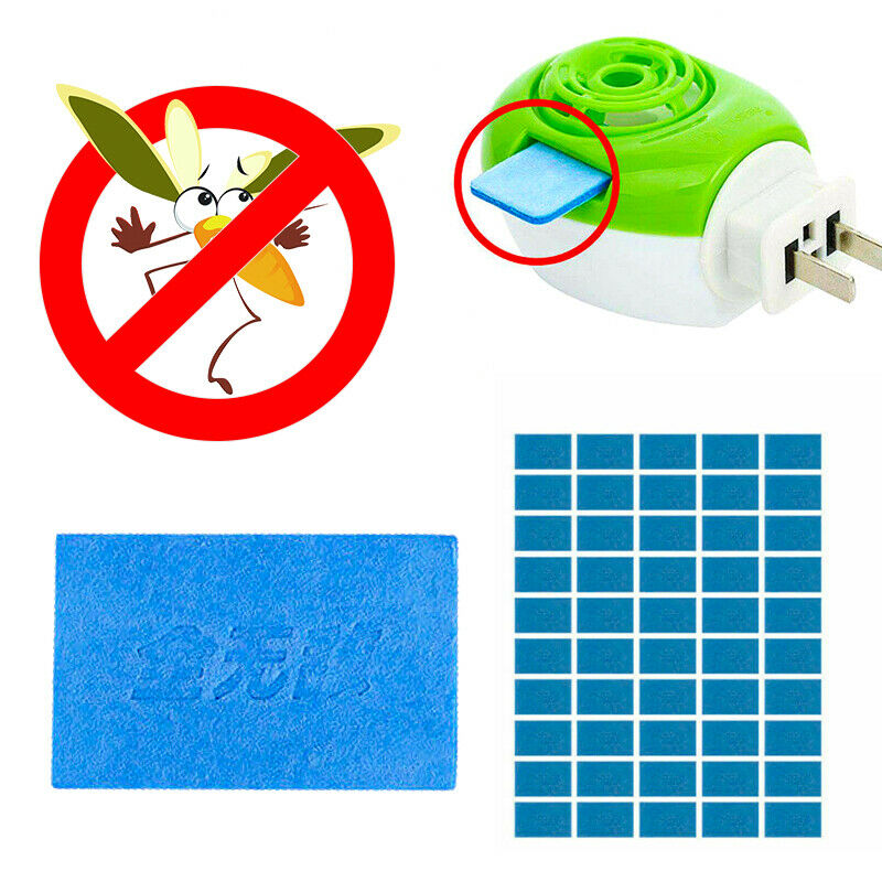 50Pcs Mosquito Repellent Tablets Insect Killer No Toxic Pest Bite Mat Tablets